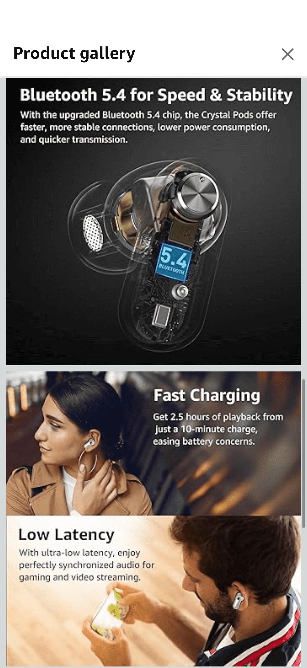 Professional earbuds active noise cancelling and hybrid transparency mode