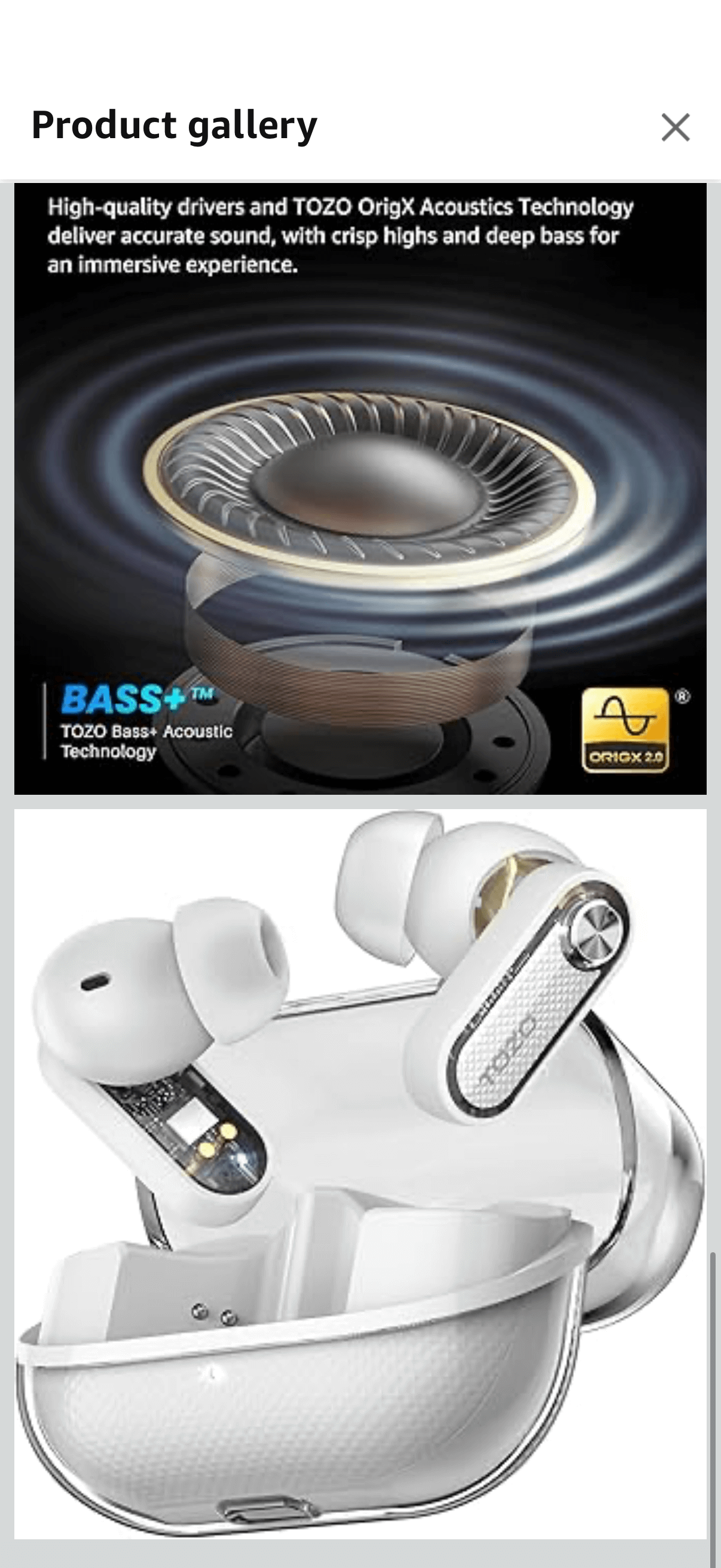 Professional earbuds active noise cancelling and hybrid transparency mode