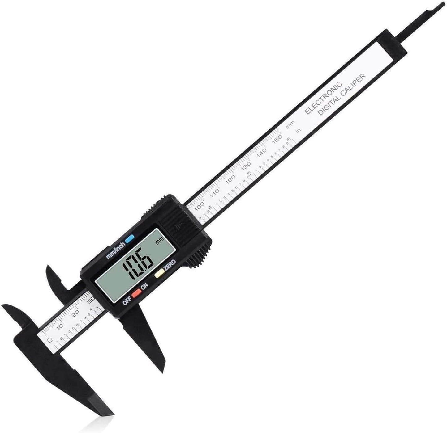 Digital Caliper, Adoric 0-6" Calipers Measuring Tool - Electronic Micrometer Caliper with Large LCD Screen, Auto-off Feature, Inch and Millimeter Conversion