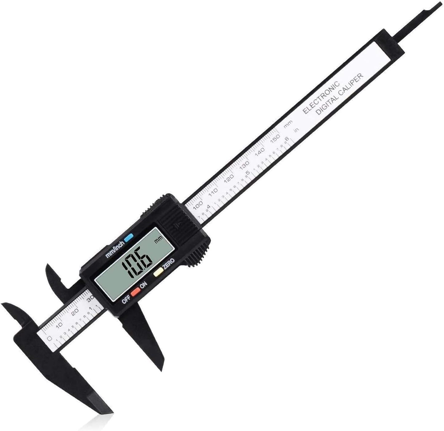 Digital Caliper, Adoric 0-6" Calipers Measuring Tool - Electronic Micrometer Caliper with Large LCD Screen, Auto-off Feature, Inch and Millimeter Conversion